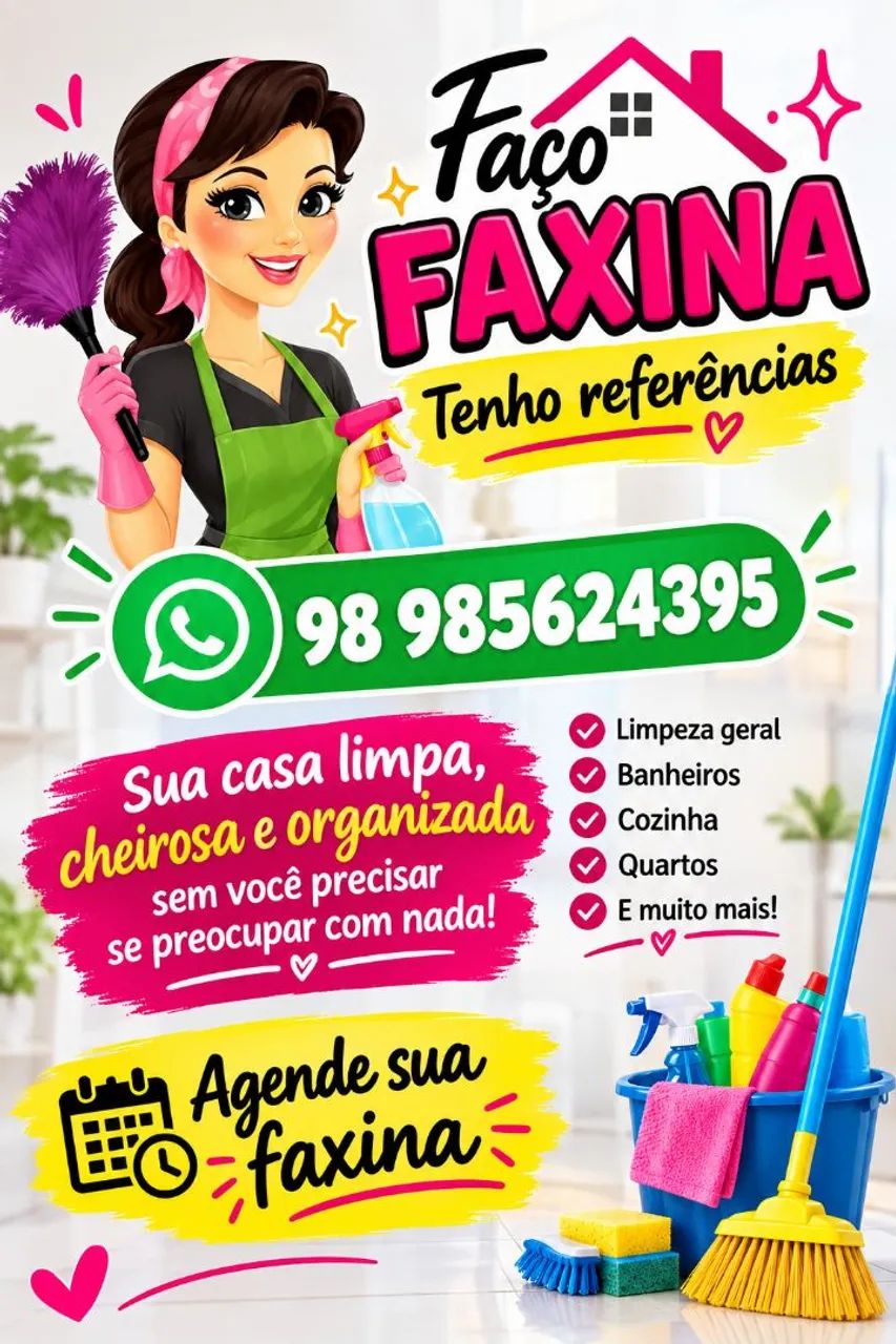 Faço faxina 