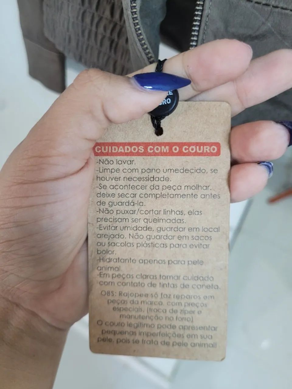 Jaqueta de couro legítimo - Foto 3