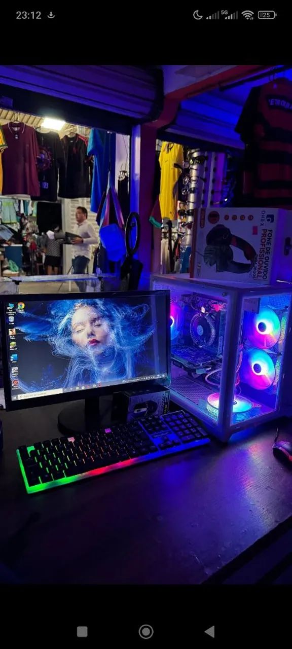 Computador Gamer completo i5 16 tela 22"gb  - Foto 4