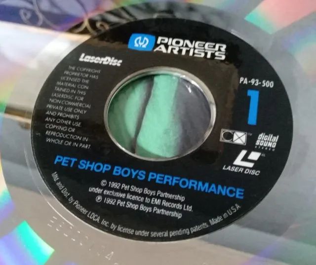 Laser Disc Pet Shop Boys - Importado USA - Foto 4