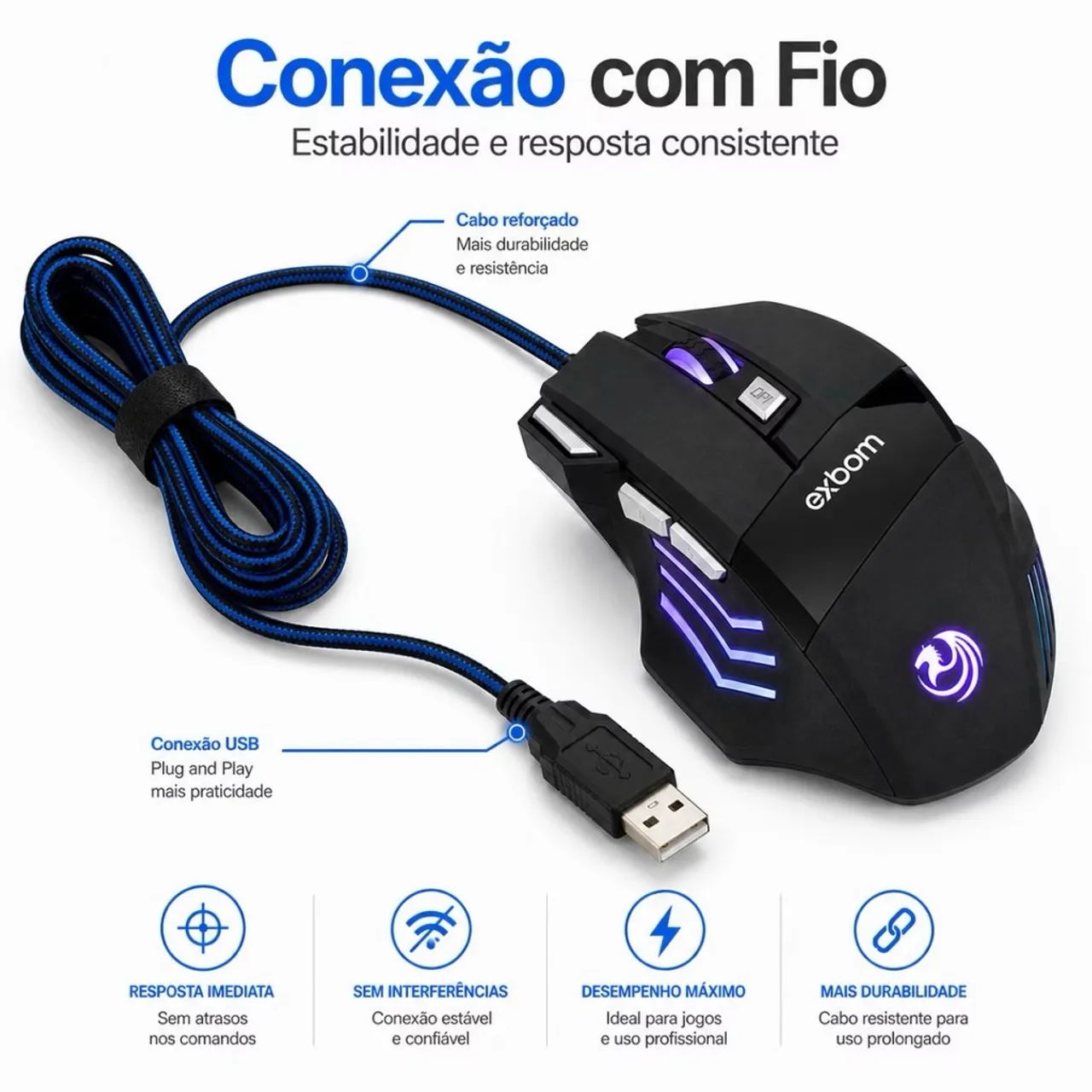 Mouse Gamer RGB  - Foto 5