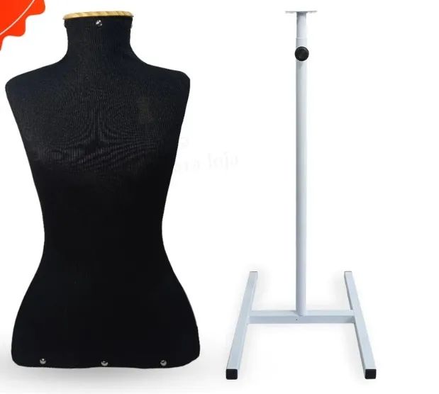 Manequim Feminina Busto Com Pedestal - Foto 2
