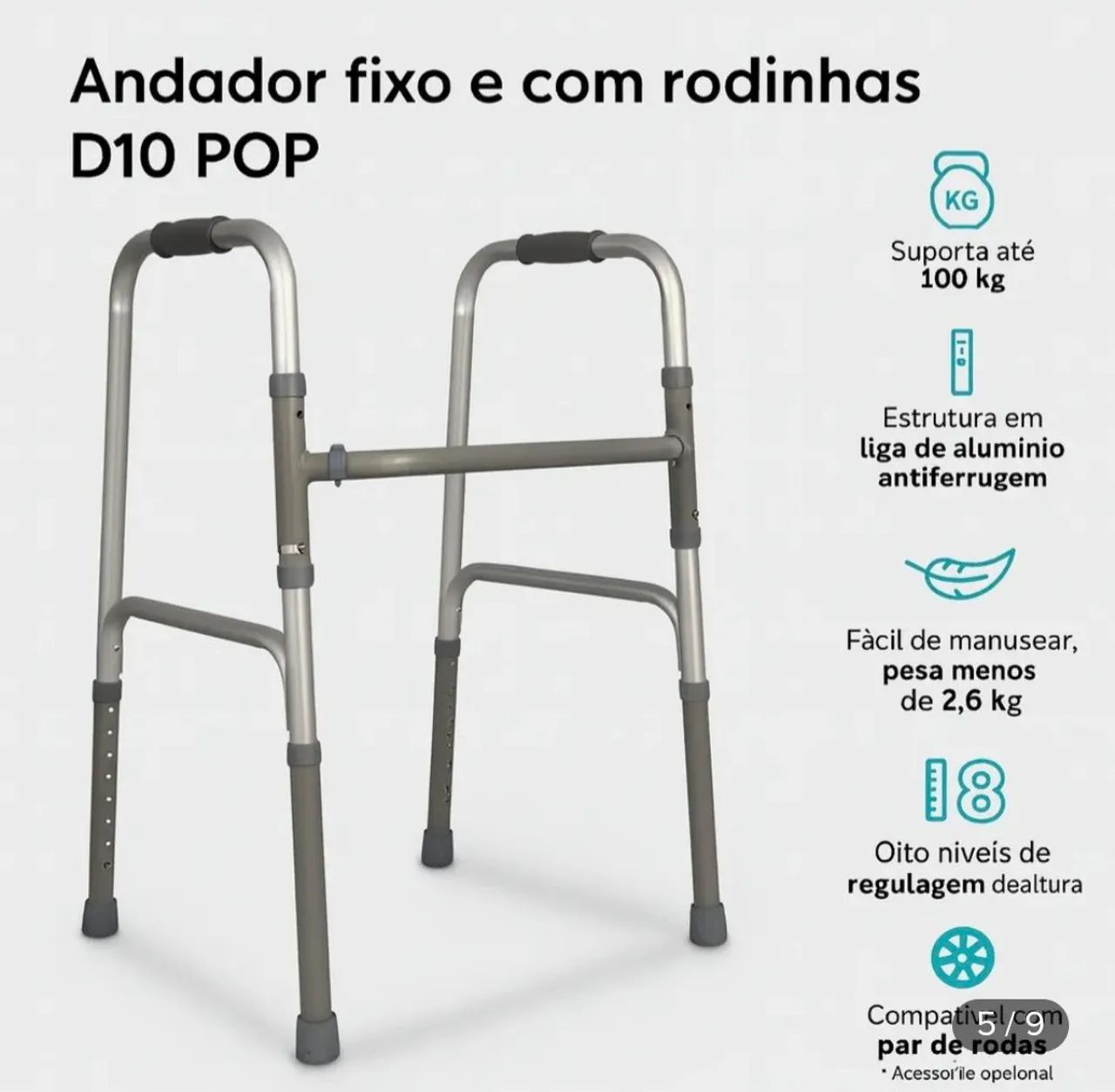 Andador Delamed  - Foto 3