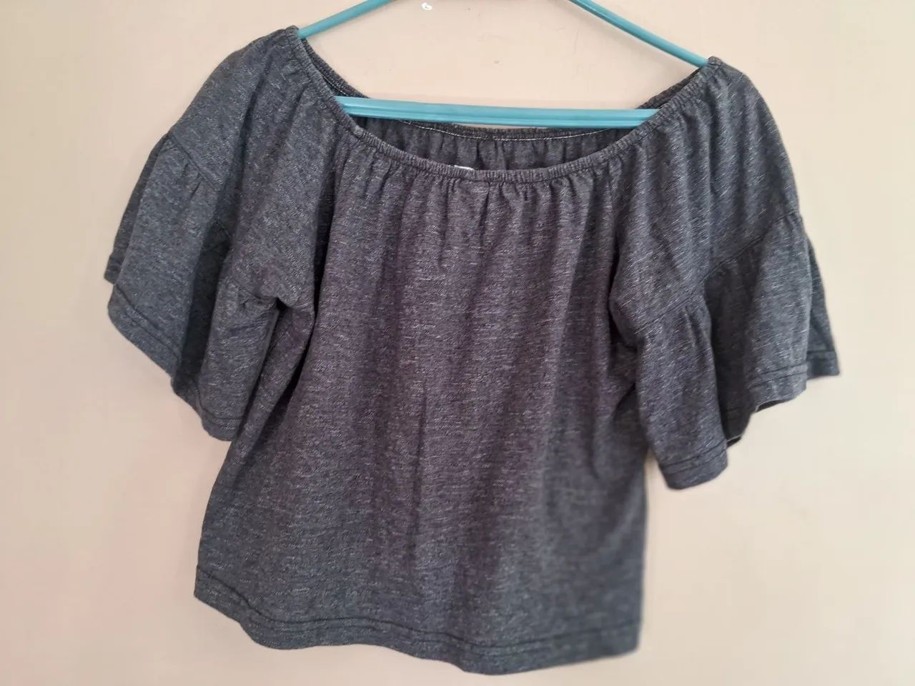Blusa cinza yoga time  - Foto 3