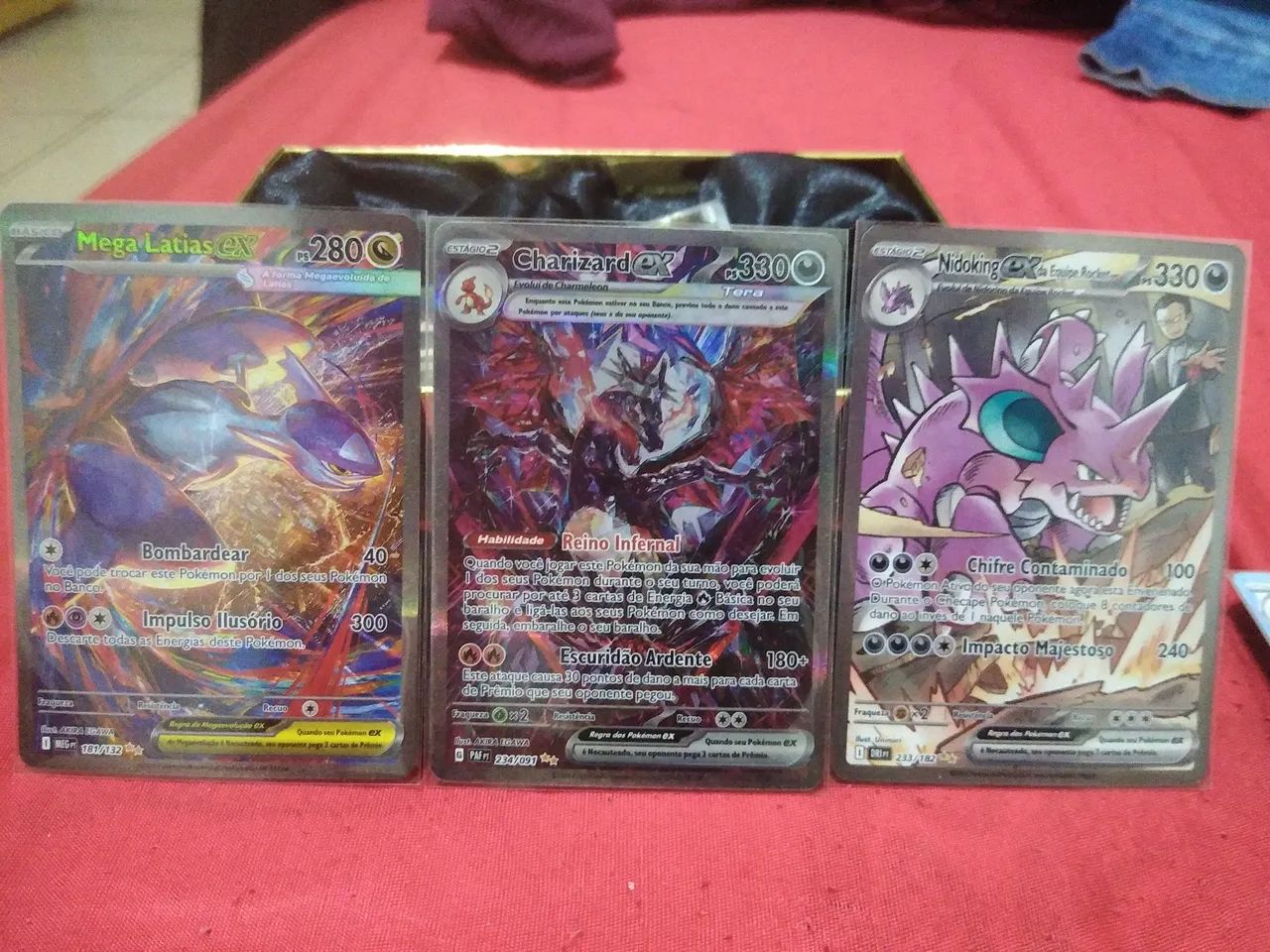 Mega Latias EX+Nidoking EX+Cartas avulsas - Foto 3