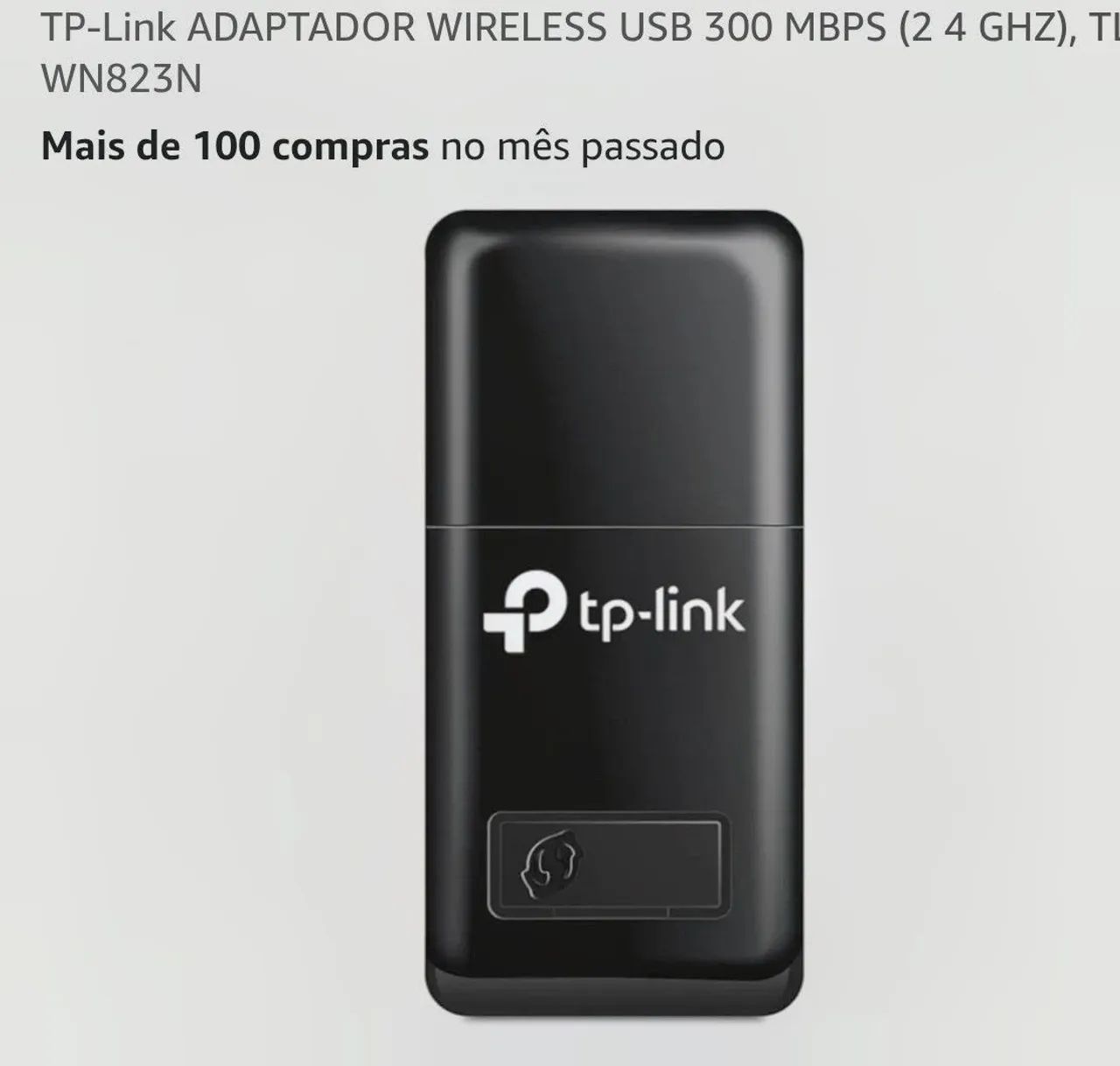 ADAPTADOR WIRELESS TP LINK 300 mbps