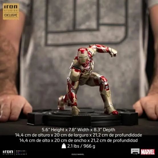 Iron Man Mark XLII 1/10 Exclusivo Ccxp 2023 Iron Studios