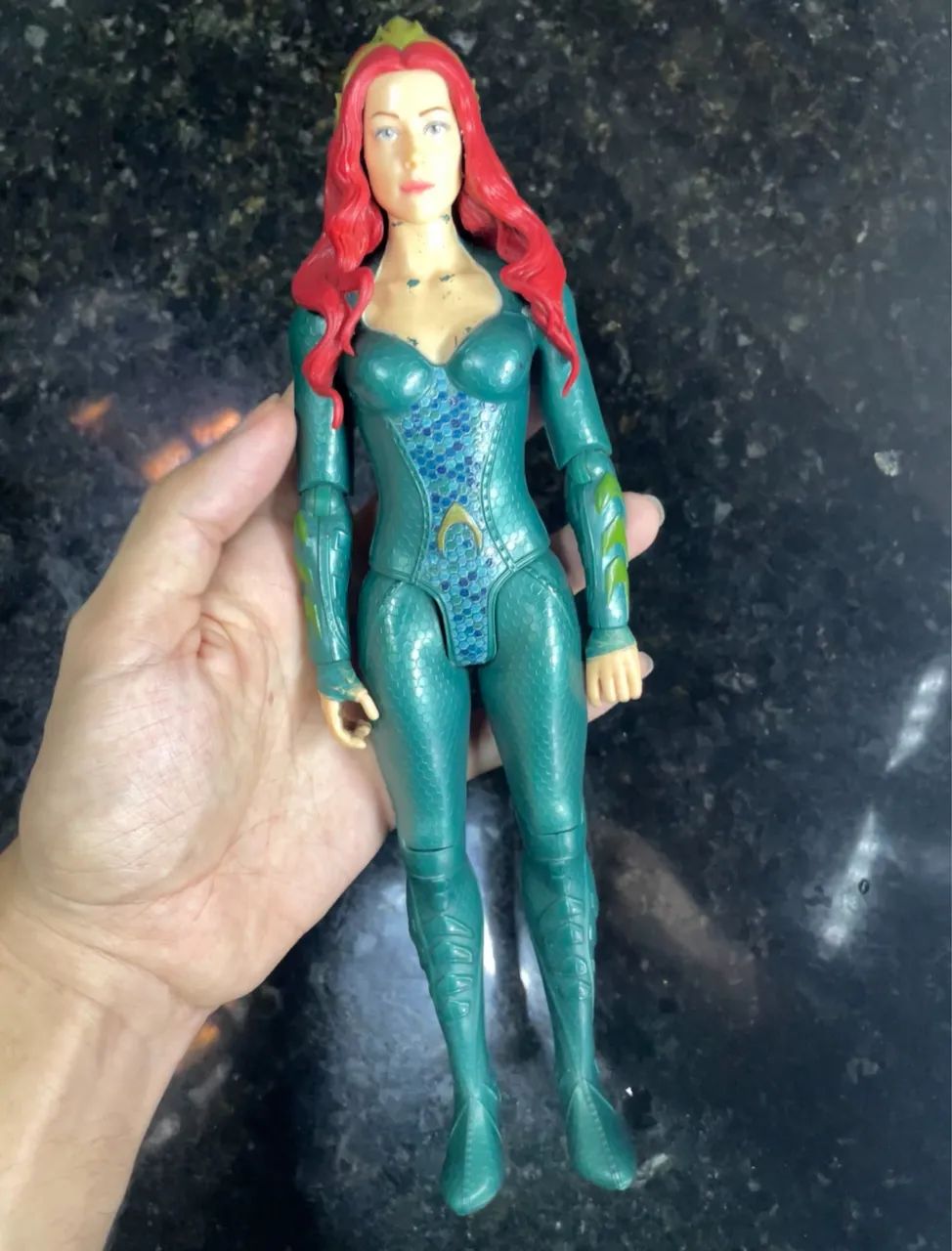 Boneca Mera Aquaman DC Mattel Original - 30cm