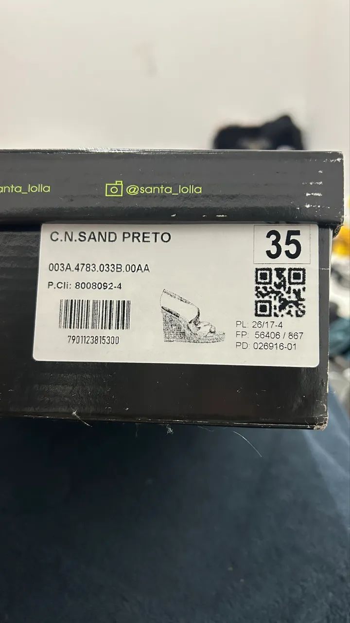 sandália SANTA LOLLA nunca usada - Foto 4