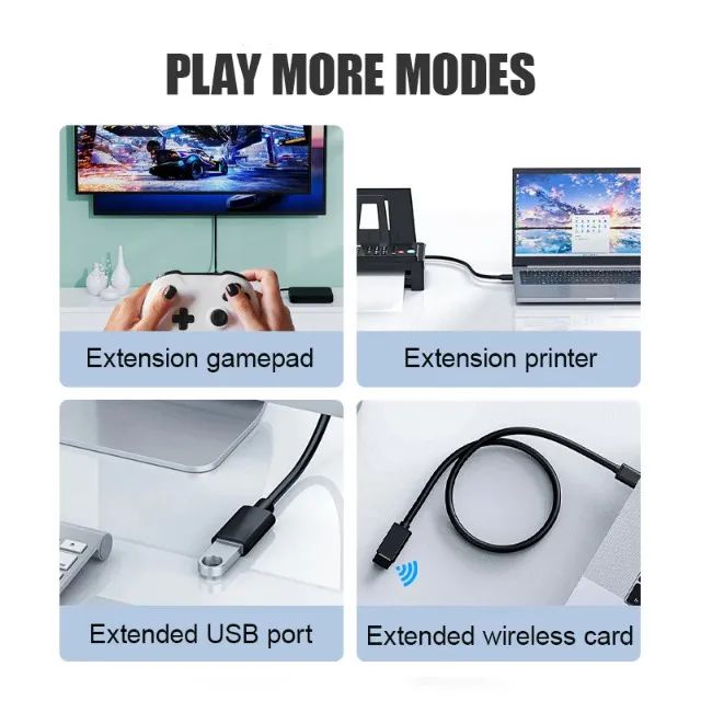 Cabo Extensor Usb 3.0 M/F 2 Metros It-Blue - Foto 4