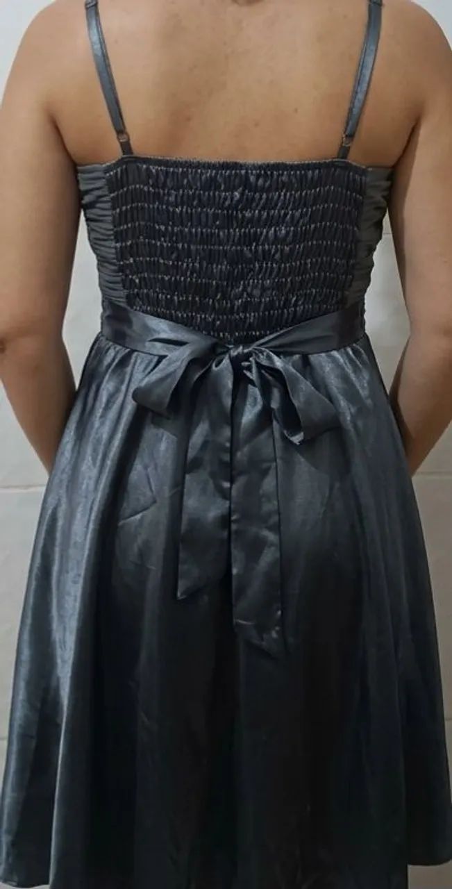 Vestido cinza chumbo  - Foto 2
