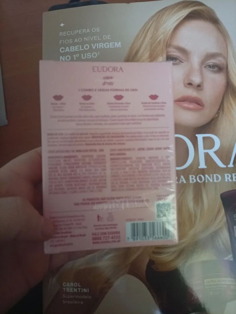 Kit Eudora nina Secrets. Gloss cristal+ batom líquido - Foto 2