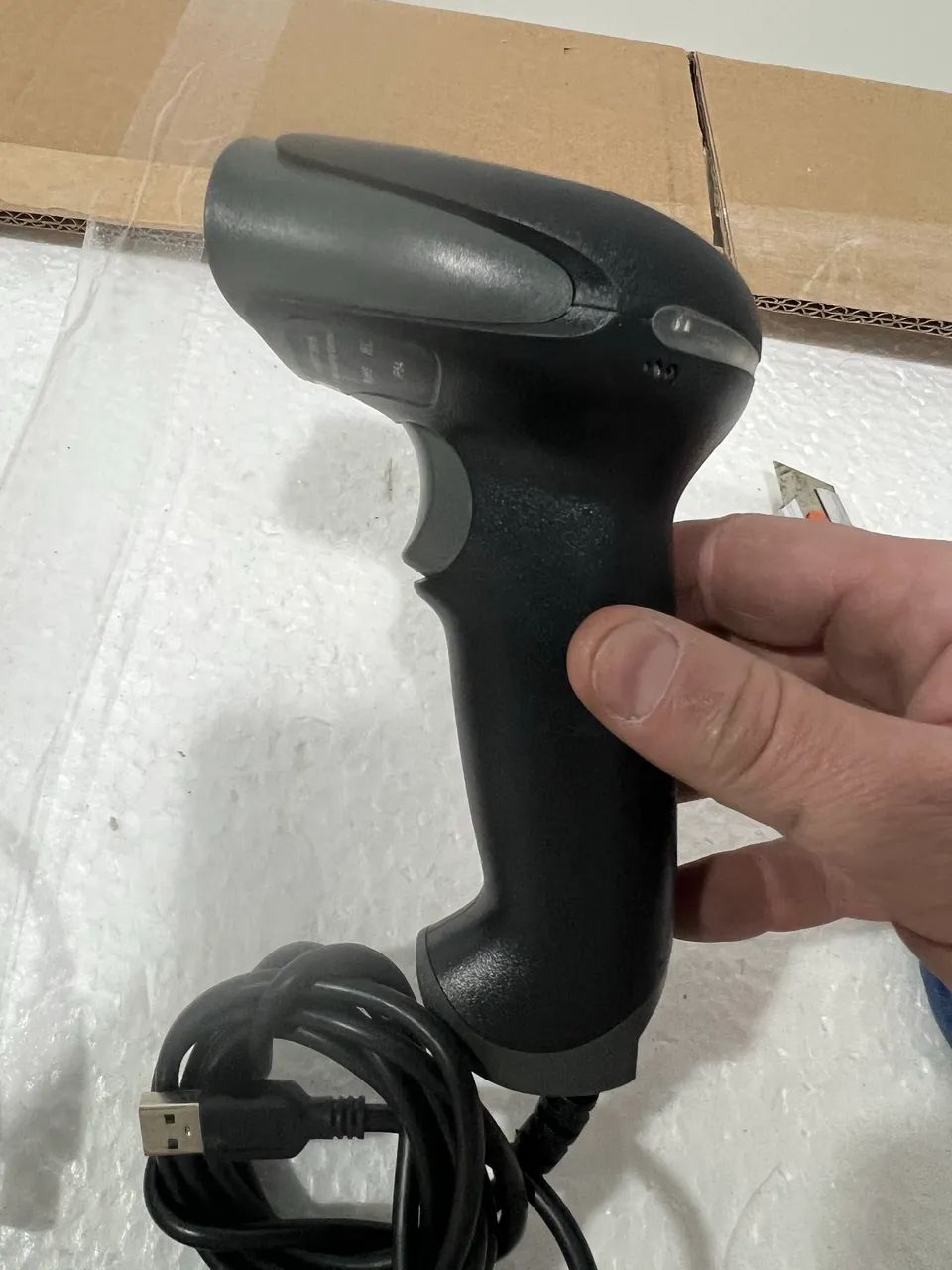 Leitor de Código de Barras Knup Kp 1017, Laser - Foto 5