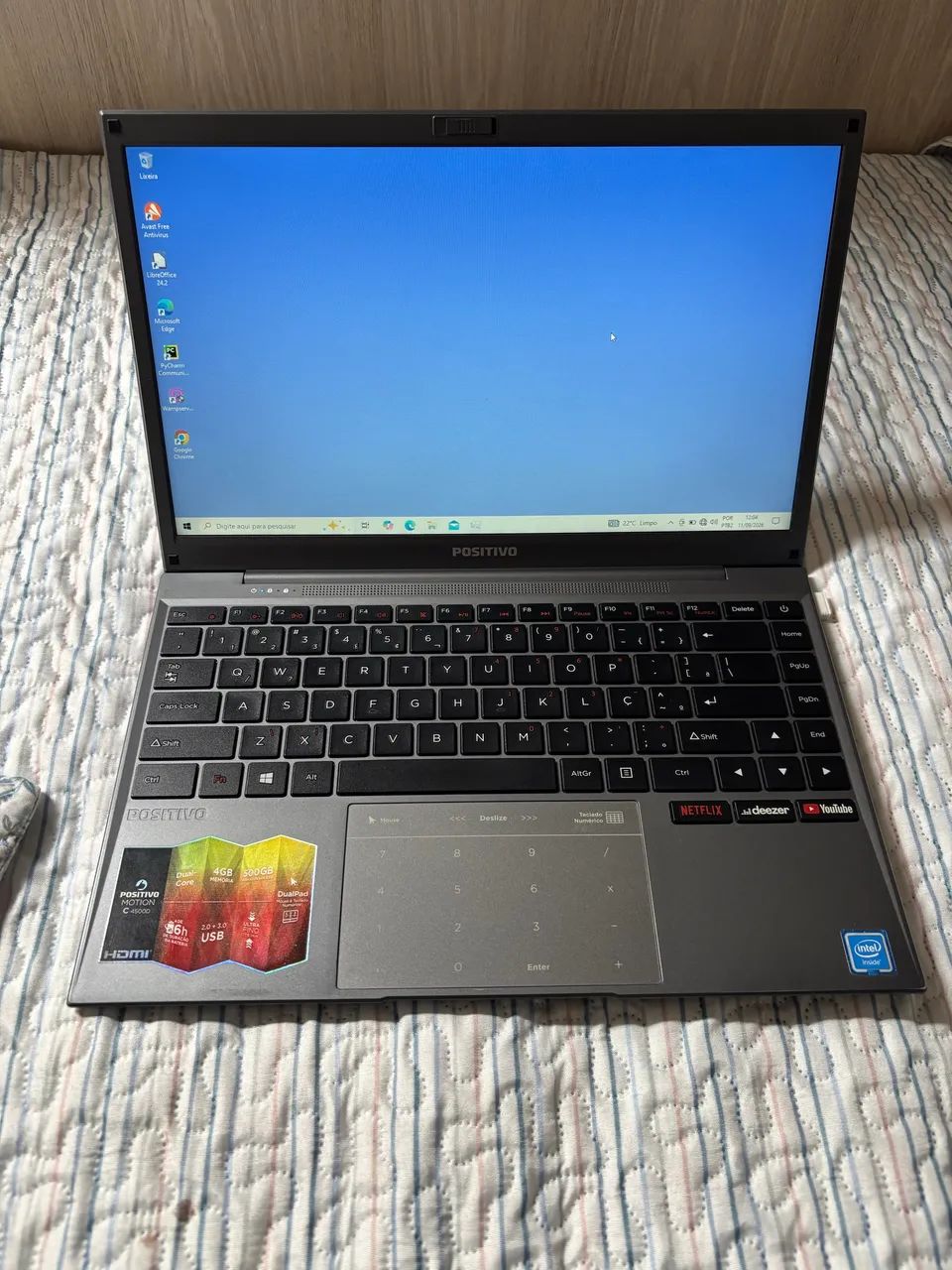 Notebook Positivo Motion - SSD Kingston 256 GB - Foto 2