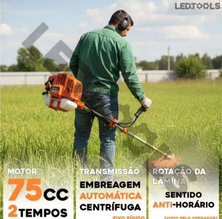 Roçadeira 75cc dois tempos Nakasaki - Foto 2