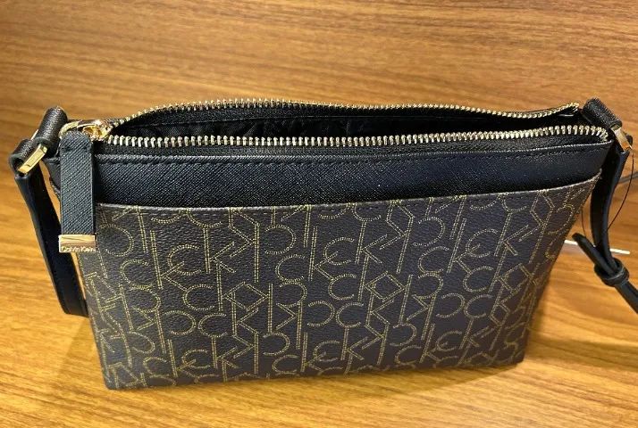 Bolsa Calvin Klein Marrom - Foto 5