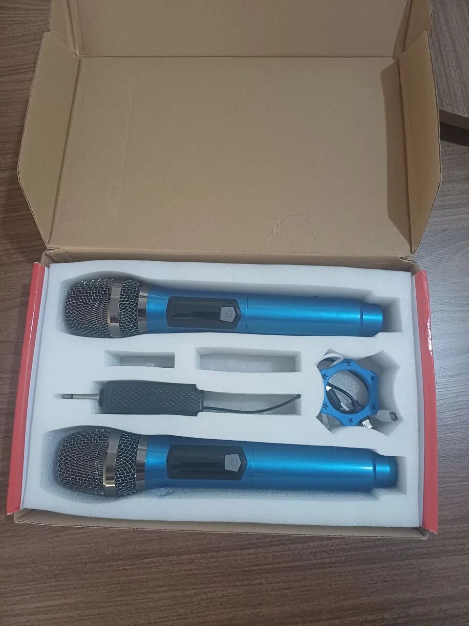 Kit dois microfones sem fio profissional dinâmico,  kapbom KA M87 - Foto 2