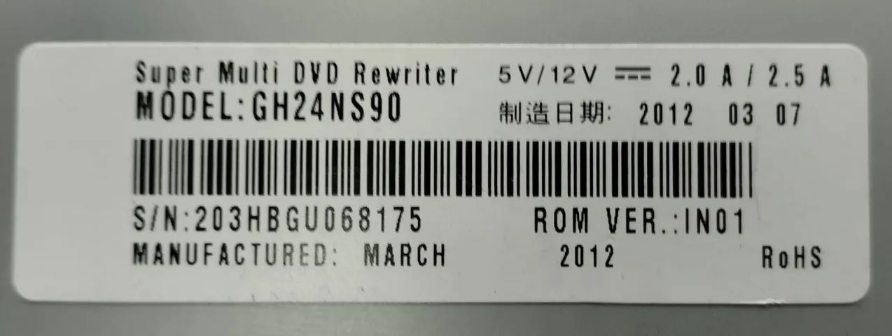 Driver DVD LG GH24NS90 R$ 25,00 - Foto 3