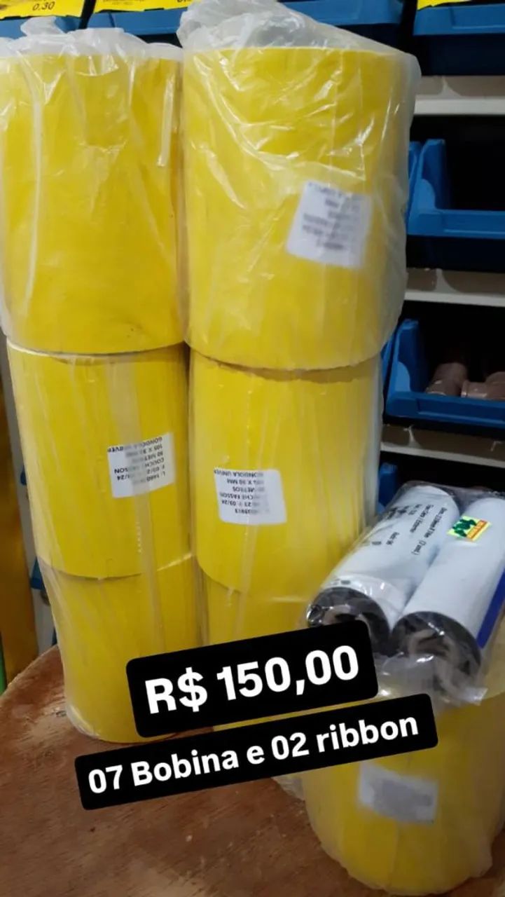 Bobinas de Etiquetas de preços 