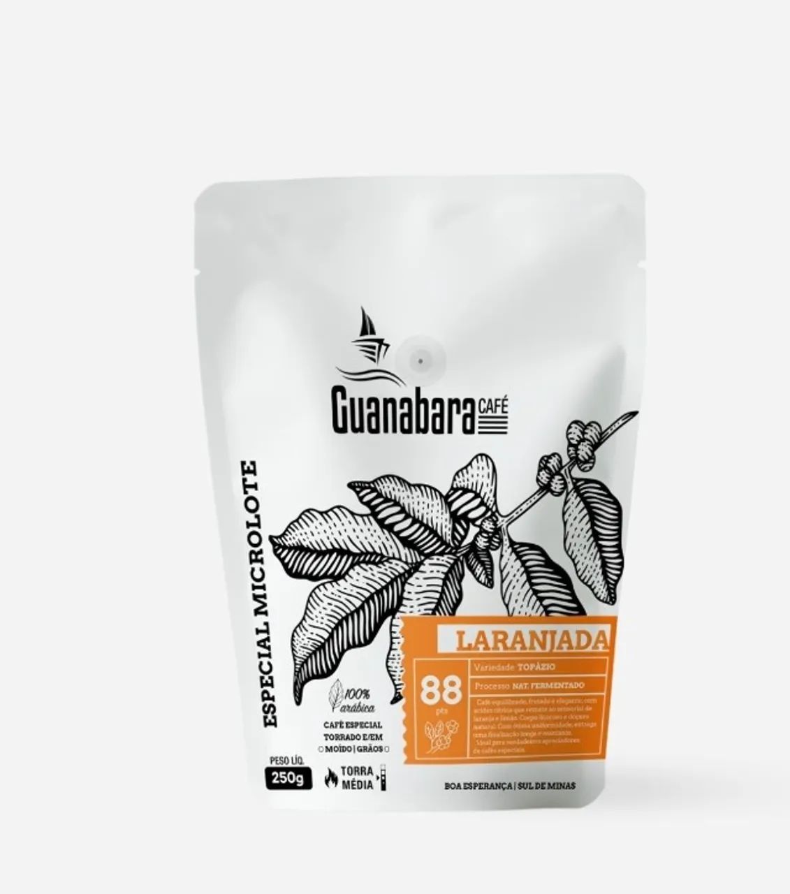Café Especial Microlote Guanabara Laranjada 250 g - Torra Média 