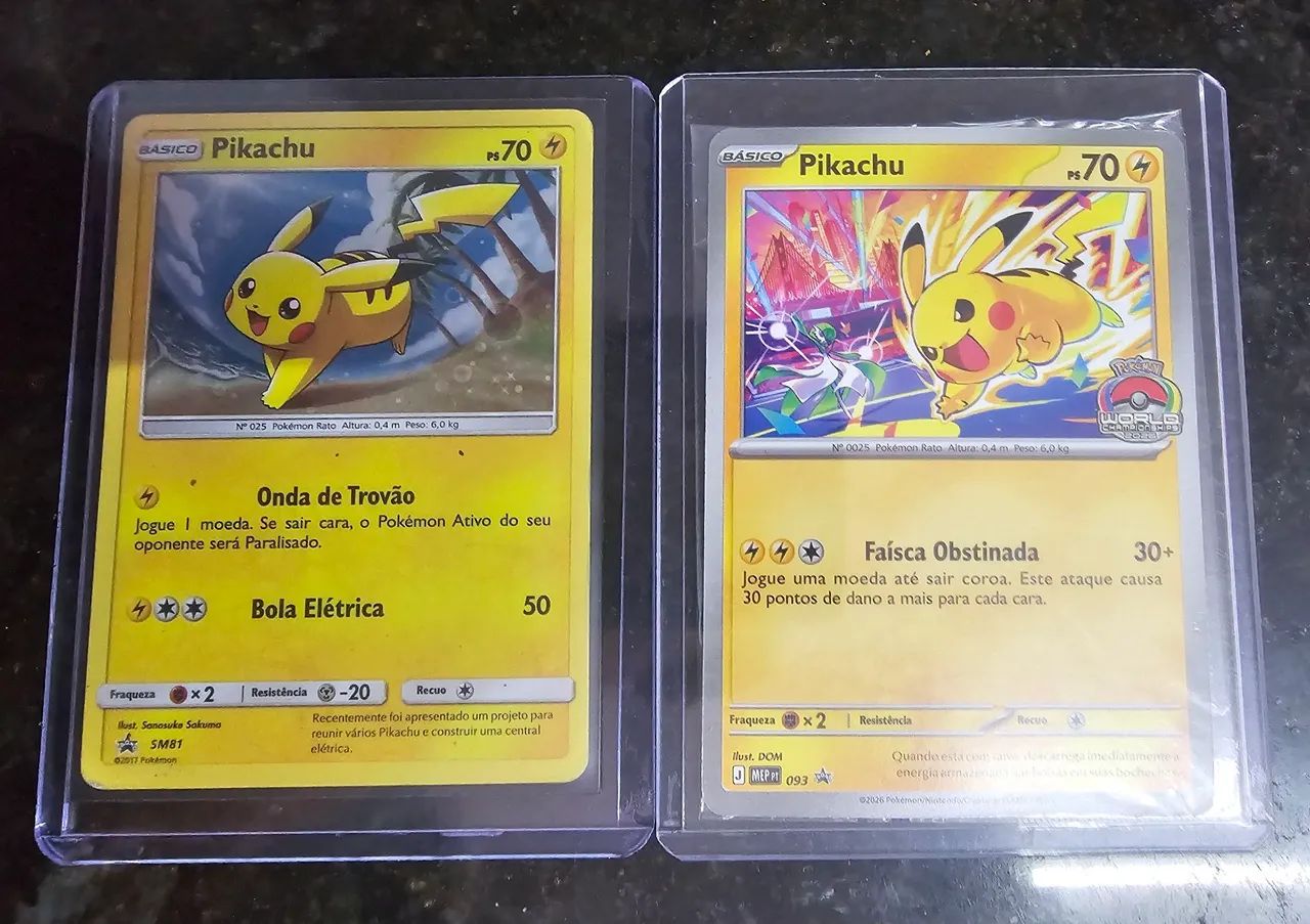 Cartas Pokémon Pikachu's Raras, Vendo Separadamente  - Foto 4