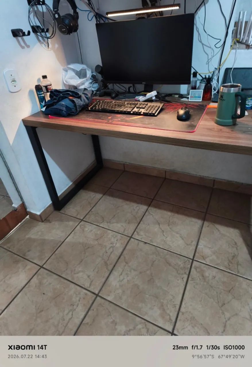 MESA ESCRITORIO 1,5M MDF - Foto 2