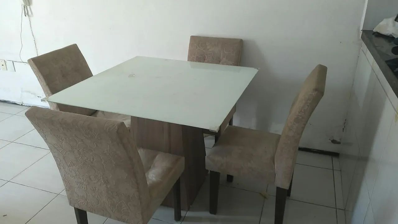 Mesa de vidro com película - Foto 4