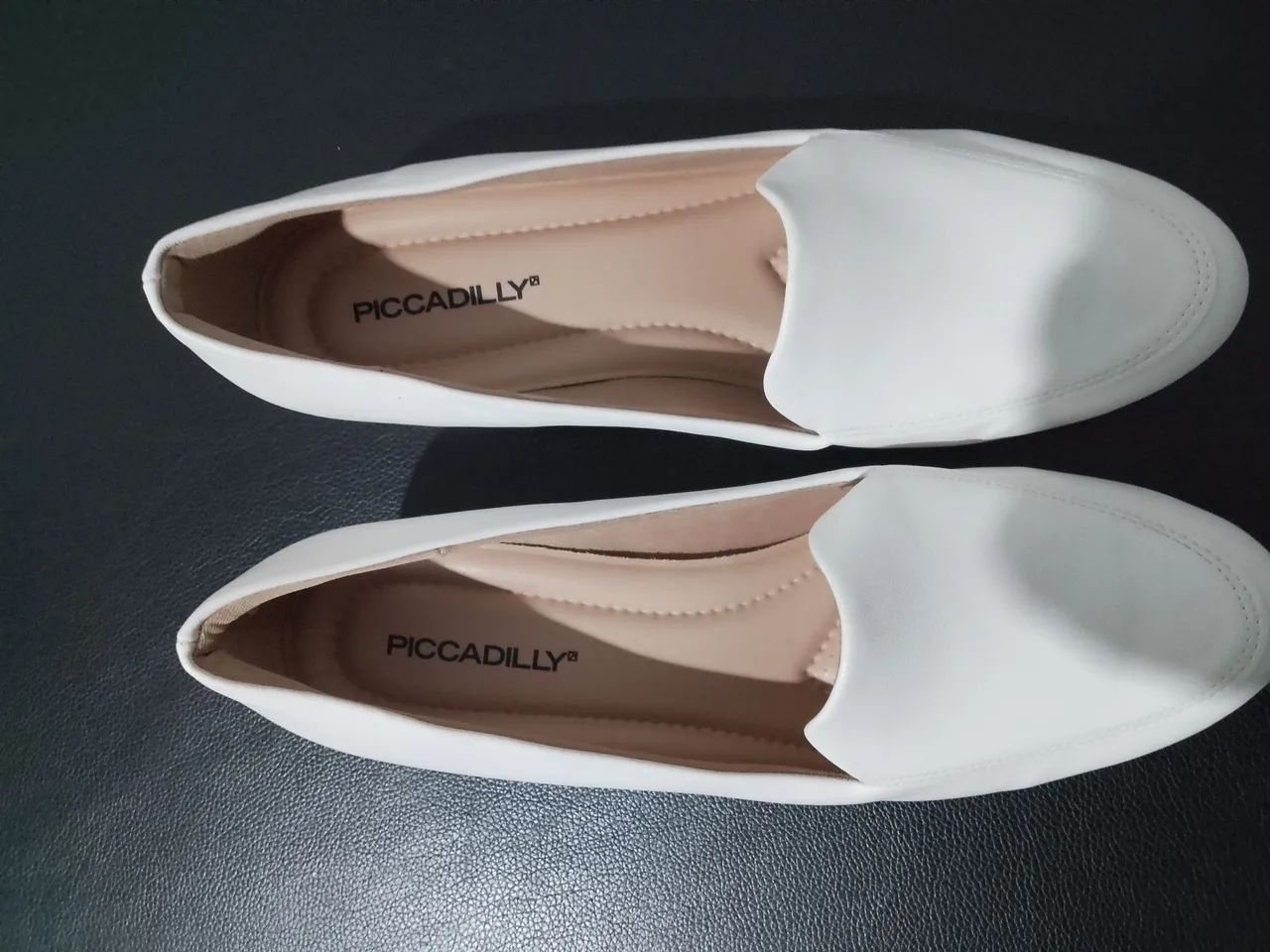 Mocassim Piccadilly branco 39 - Foto 3