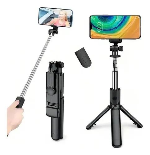 Tripé Bastão de Selfie Com Led Para Celular e Câmera - Foto 3