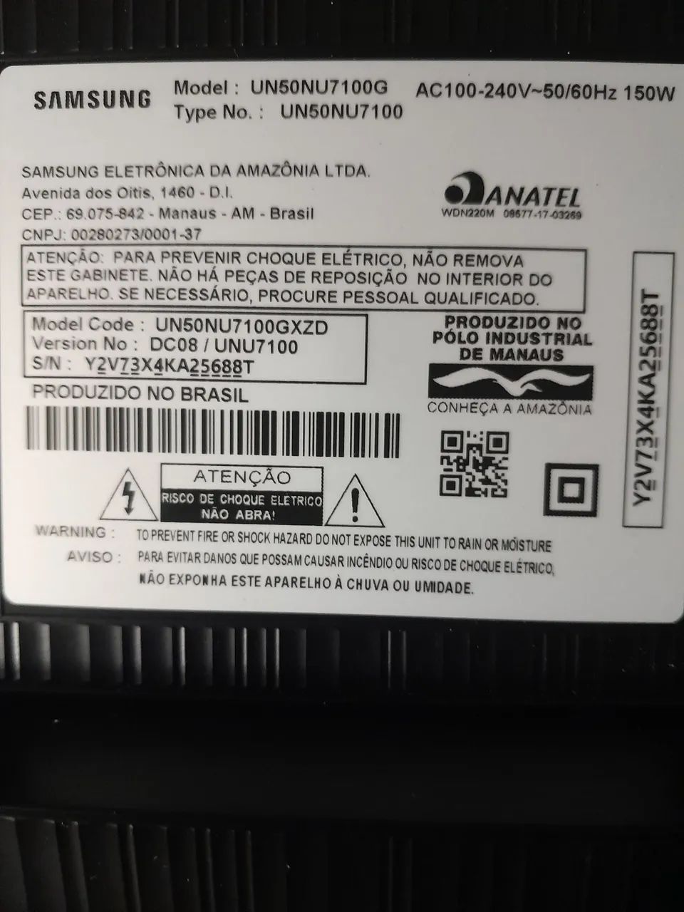 Tv 50 polegadas pra retirar peças, entrego no metrô  - Foto 2