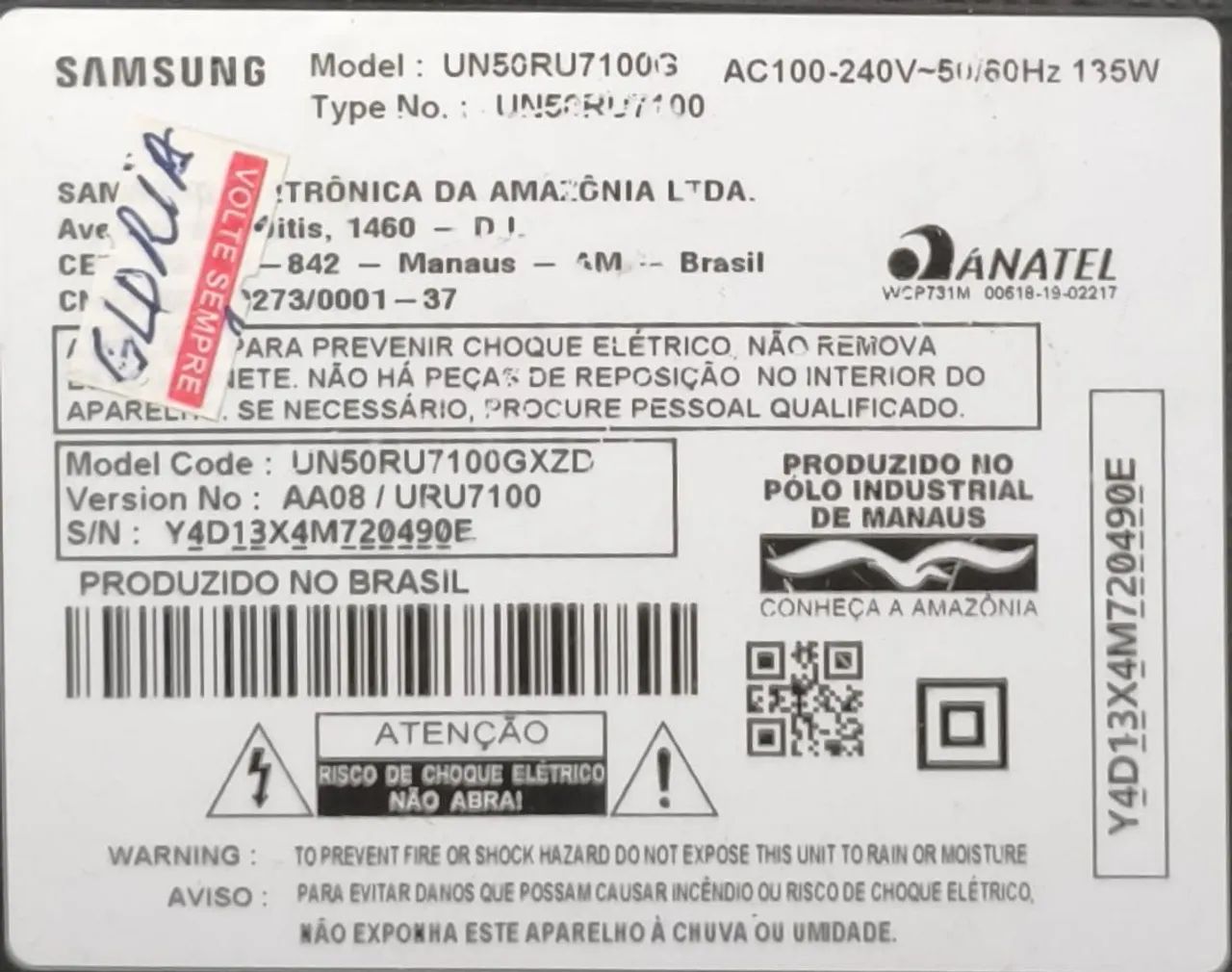Tv nova para retirada de peças. - Foto 2