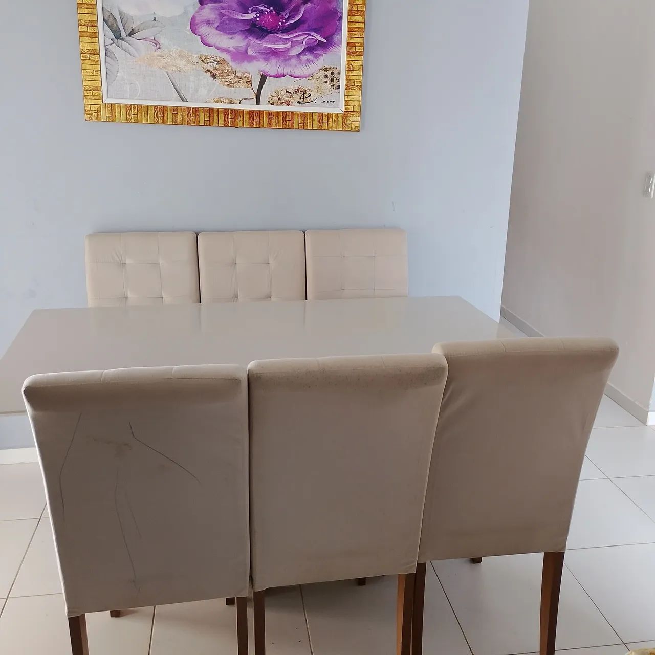 Mesa com 6 cadeiras  - Foto 2