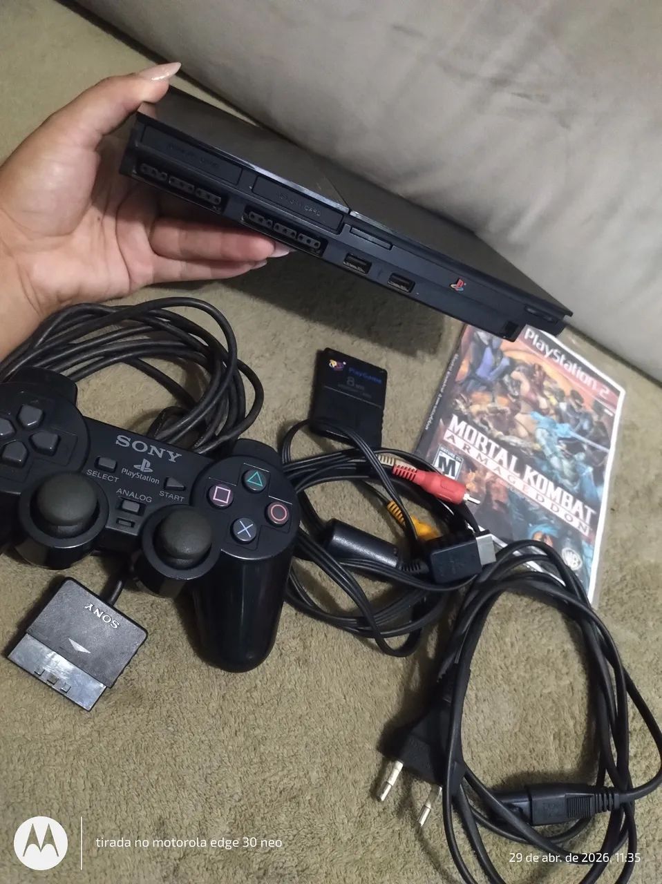 Playstation 2 slim completo funcionando perfeitamente 