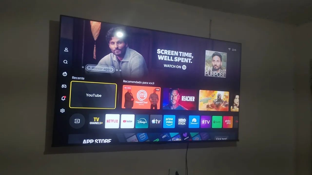 Smart TV Hisense 65" QLED 4K Q6 - Excelente Estado / Com Caixa  