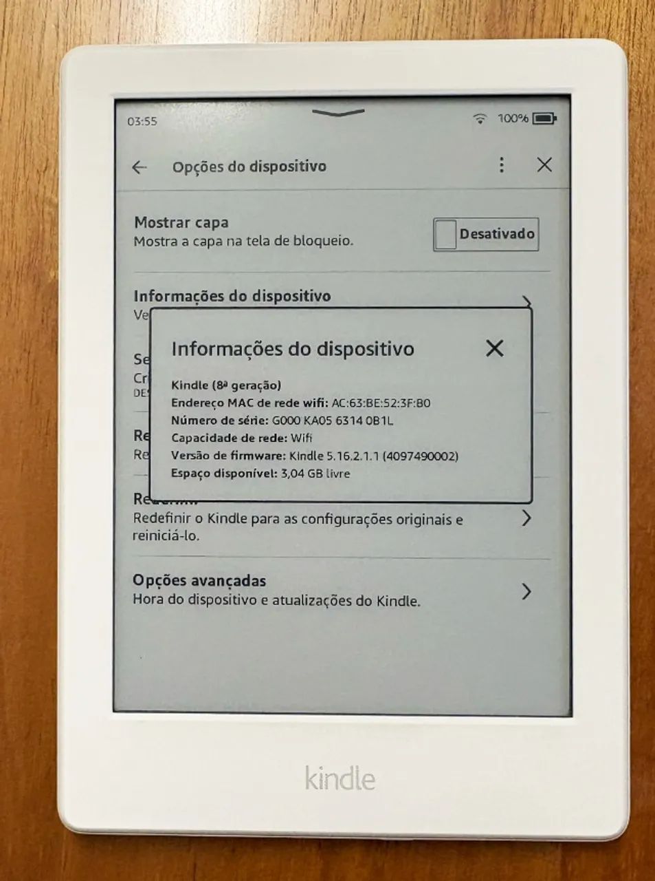 Kindle 8ª Geração Funcionando Perfeitamente - Foto 5