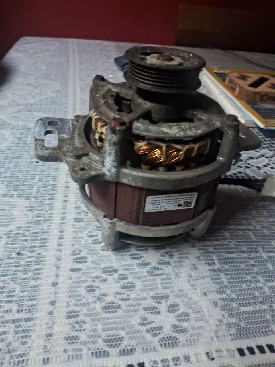 Motor elétrico 127V para máquina de lavar Brastemp  - Foto 2