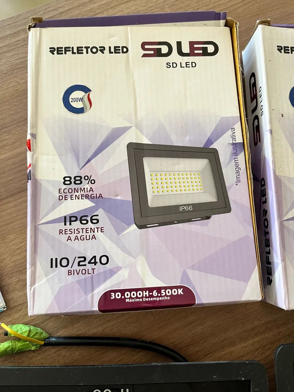 Refletor LED SD (Kit com 4)