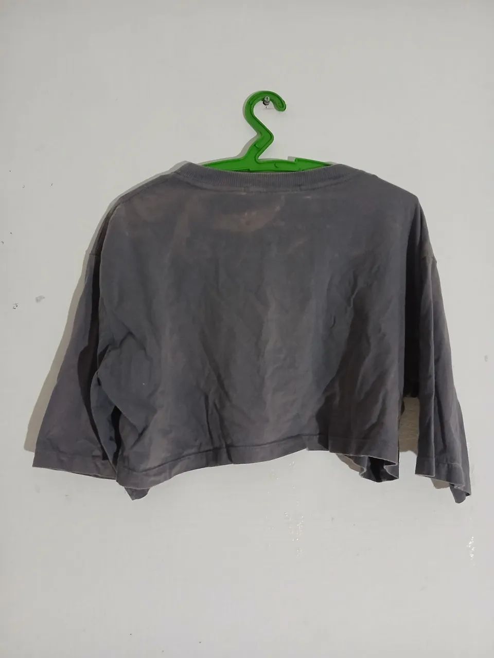 Cropped Cinza Feminino - Foto 3