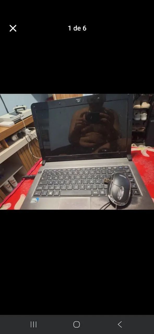 Nootbock usado funcionando precisa formatar pra retida pecas - Foto 3