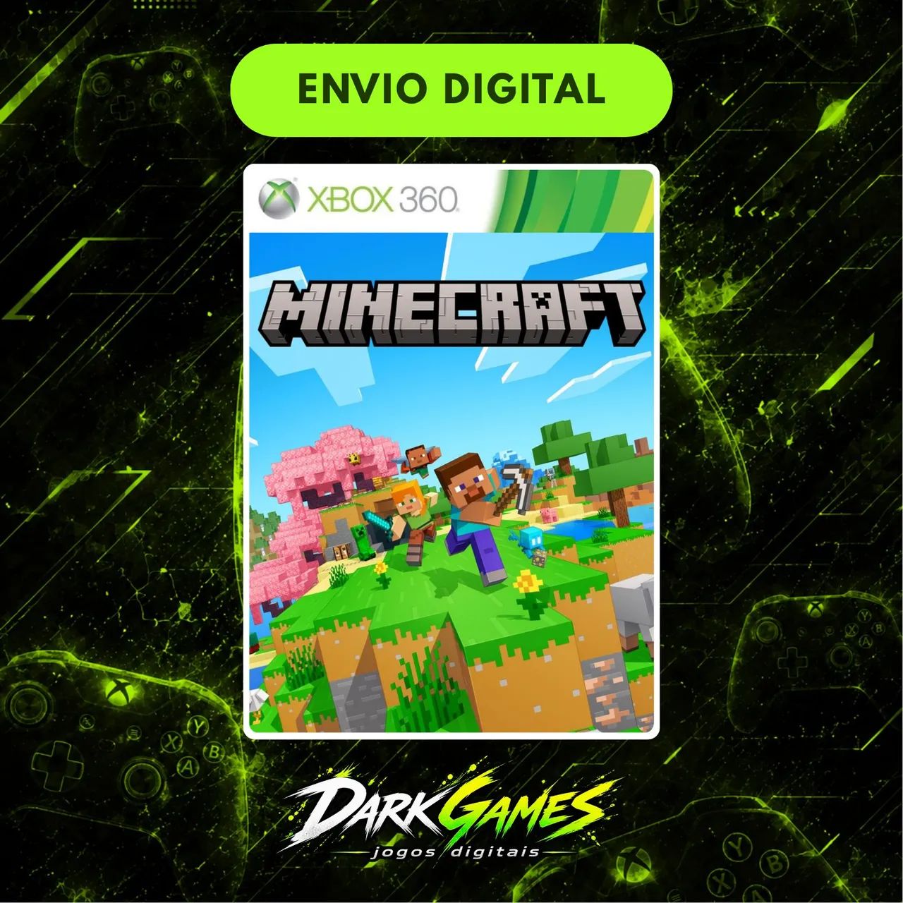 Minecraft pra Xbox 360