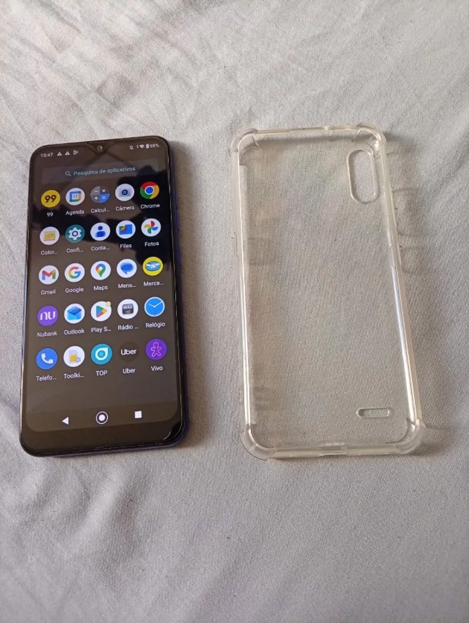 Smartphone Celular LG K22 - 32GB 2GB RAM Azul Ótimo Estado e Funcionando Normalmente - Foto 2