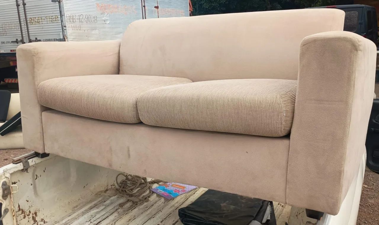 Sofá 2 lugares tecido