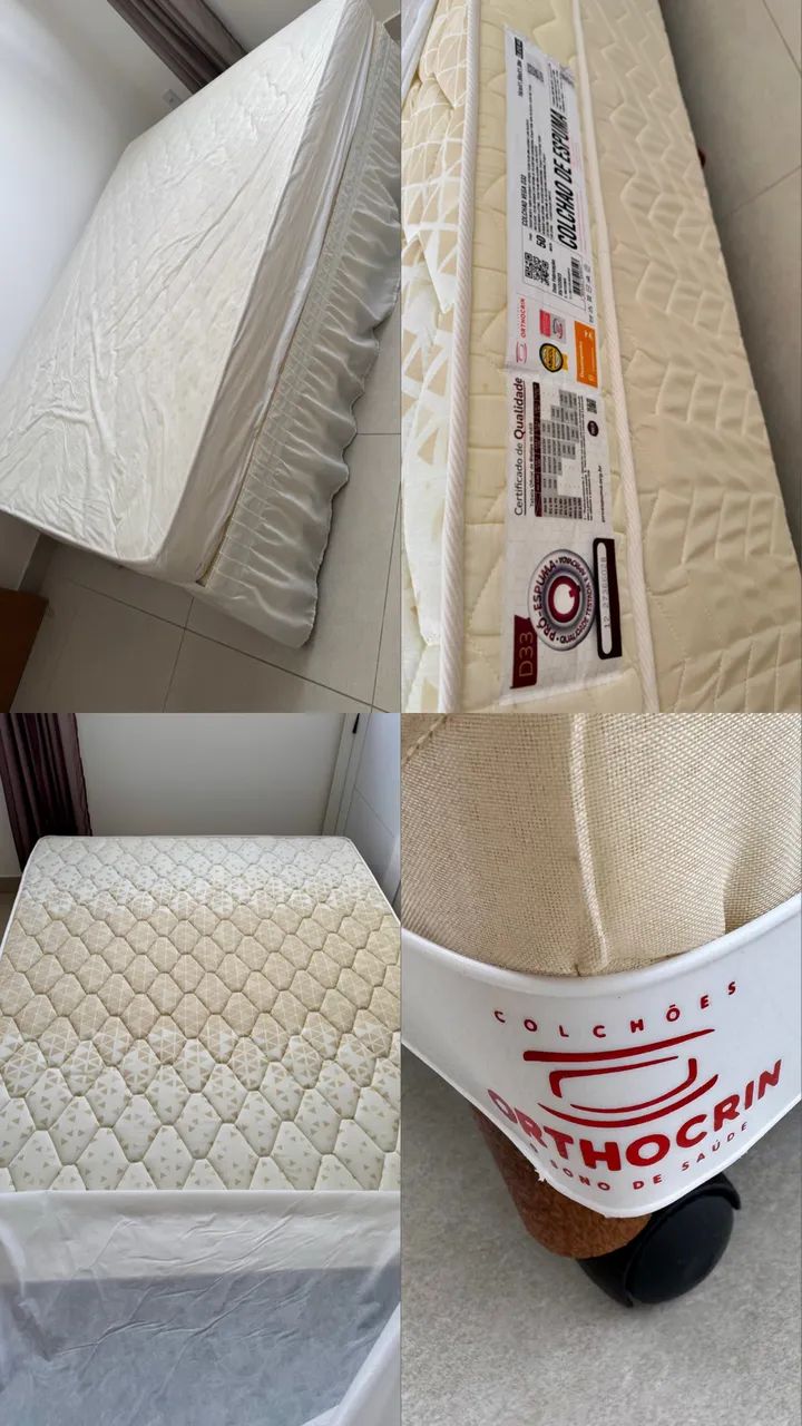 Box e colchão Orthocrin casal D33