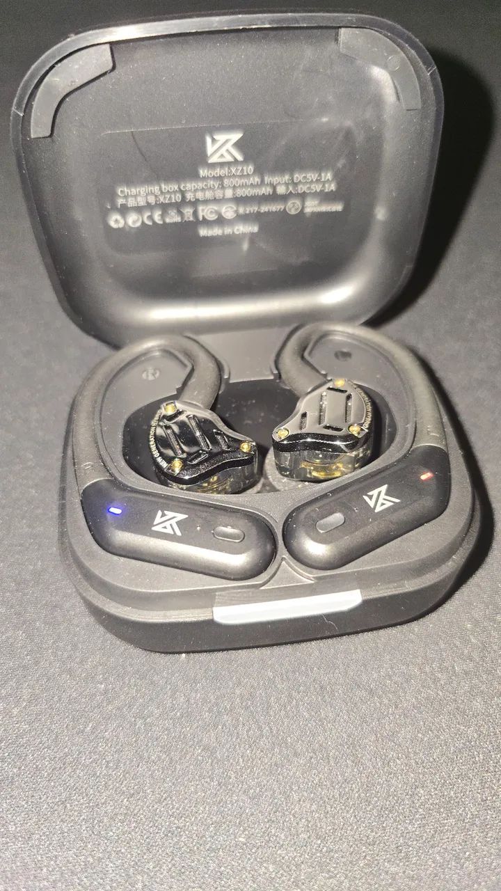 Fone Gamer Bluetooth KZ ZS10 Pro 2 + Adaptador Sem Fio AZ10 - Novo - Foto 4