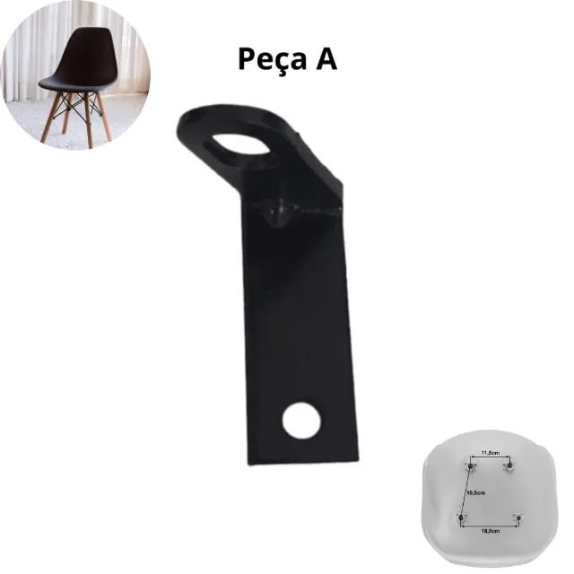 Kit com Chapinhas para Cadeiras Charles Eames Eiffel A/B e C - Foto 2