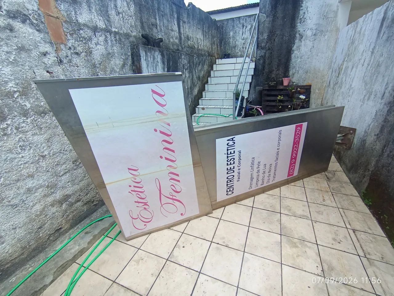 Placa de Inox Grande para Fachada/Comércio - Excelente Material - Foto 3