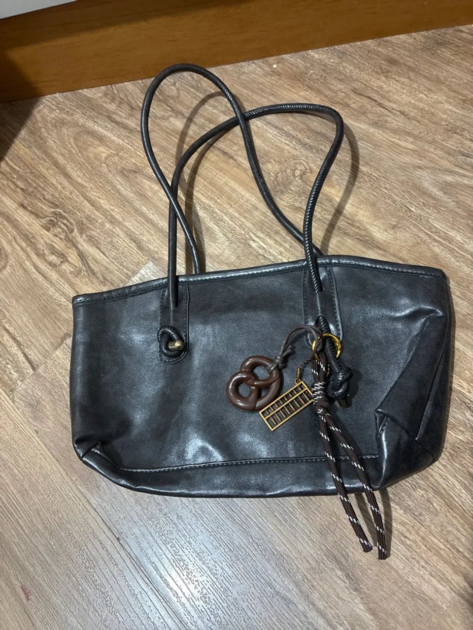 Bolsa de ombro marrom 