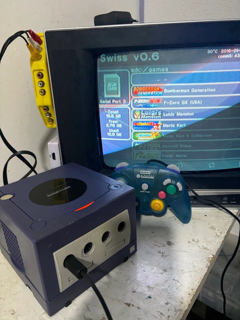 Console nintendo game cube picoboot gamecube