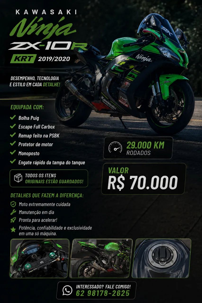 Ninja Zx-10/ Zx-10r 1000cc 2020 - 1521829205 | OLX