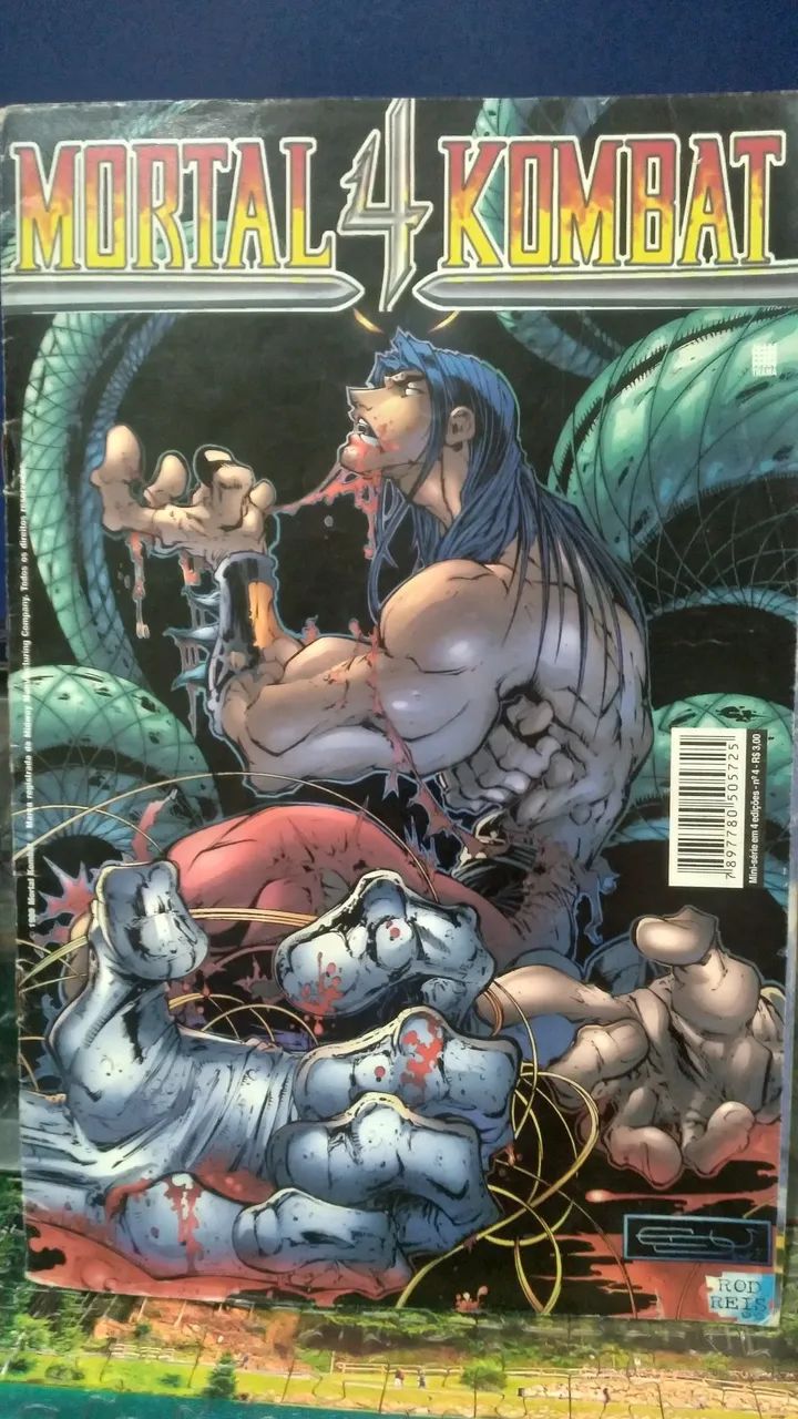 Hq Mini-serie Mortal kombat 4 editora TRAMA  - Foto 5